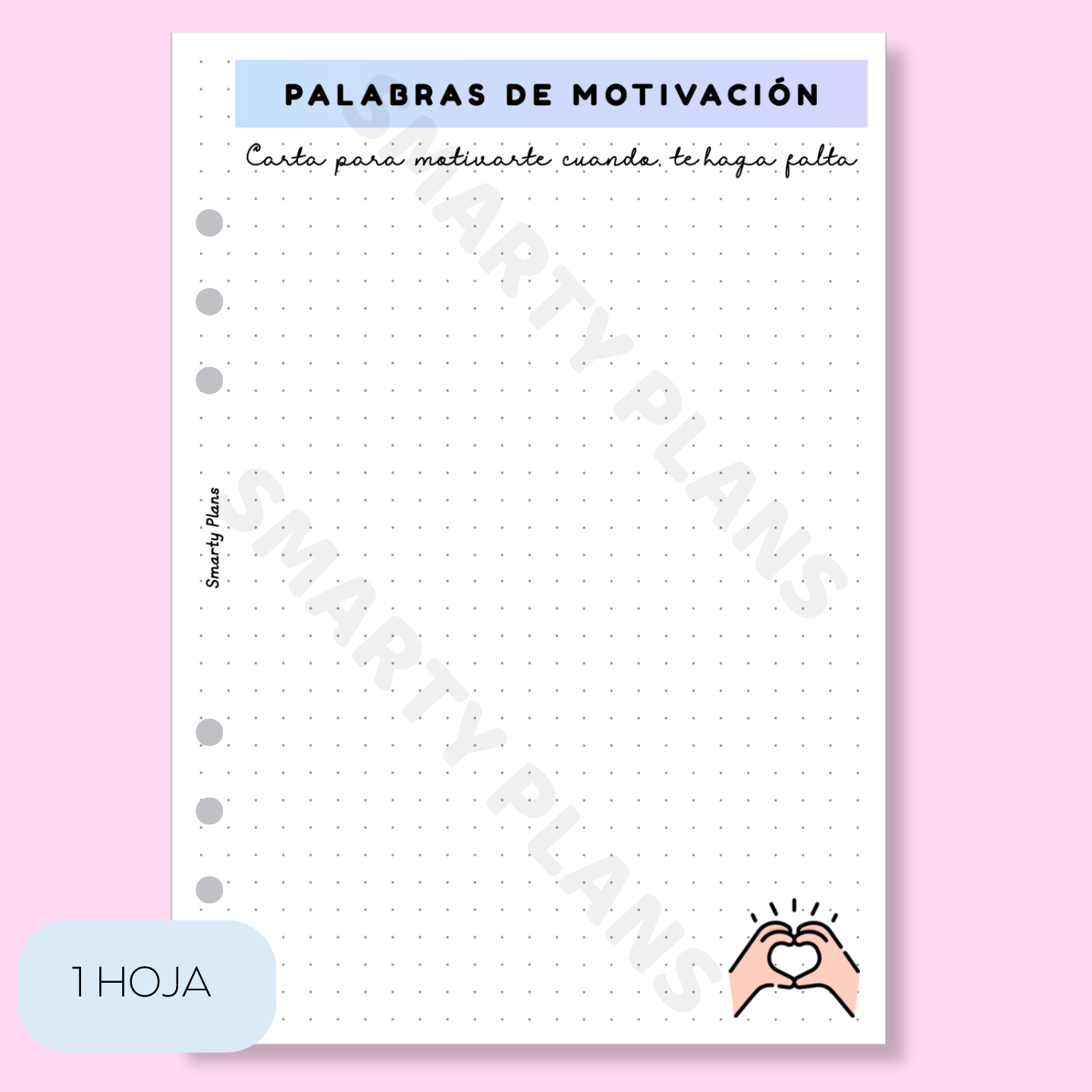 Plantilla Individual - Palabras de Motivación