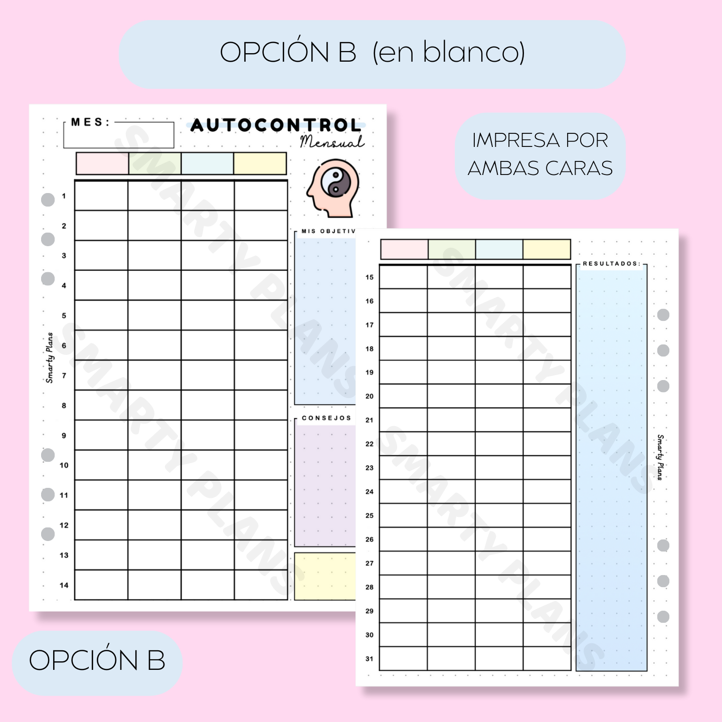 Plantilla Mensual - Autocontrol