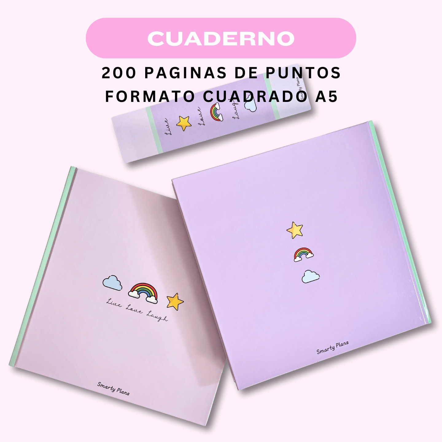 Cuaderno de Puntos - Live Love Laugh
