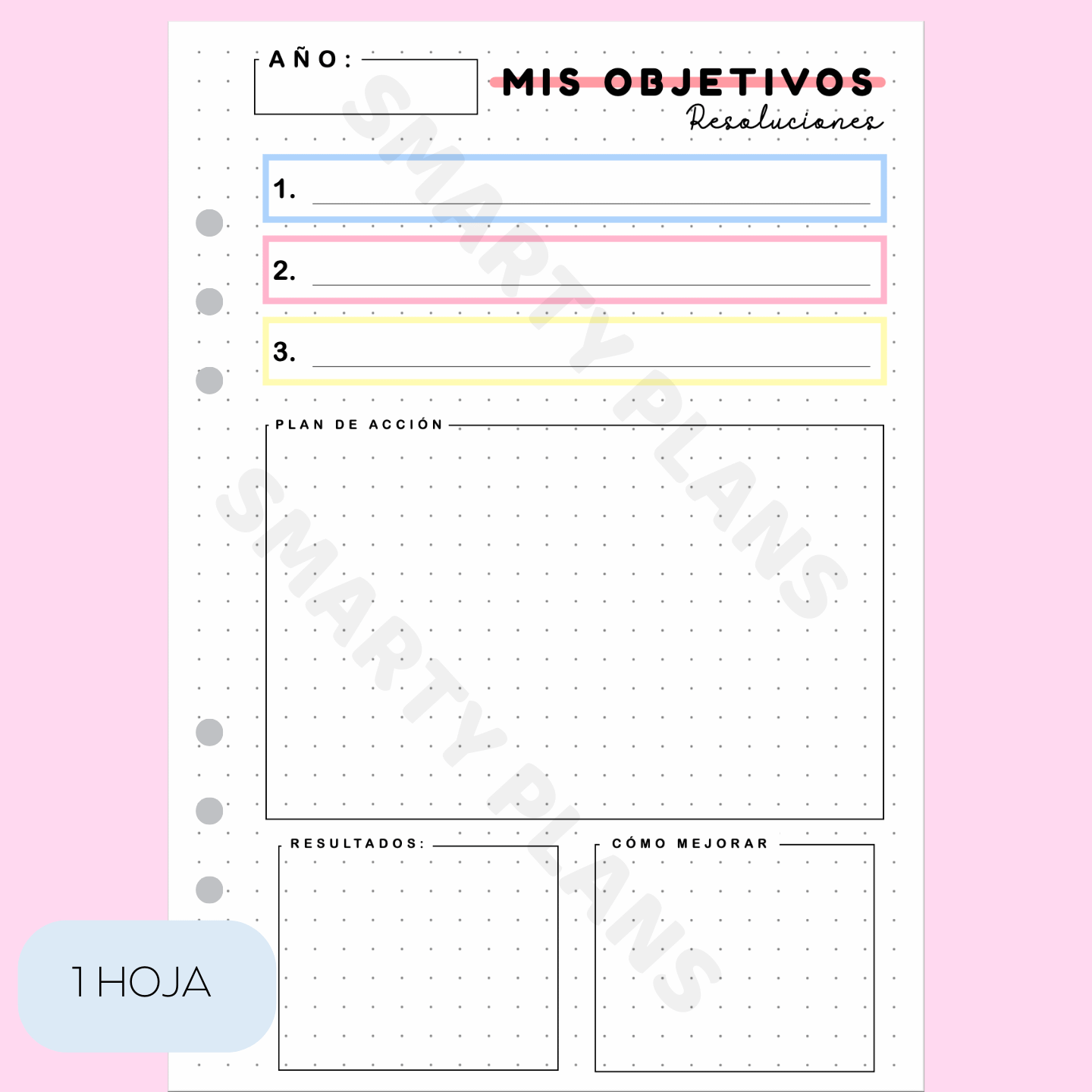 Hoja Anual - Objetivos/Resoluciones
