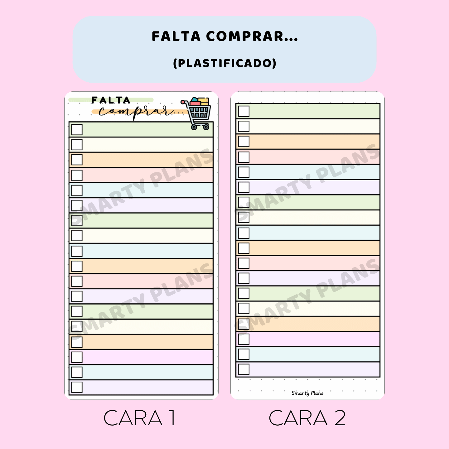 Falta Comprar - Tarjeta Plastificada