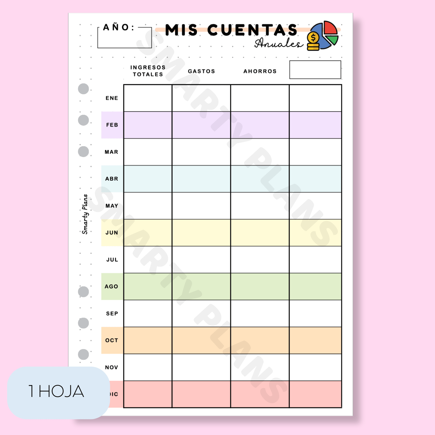 Plantilla Individual Finanzas - Mis Cuentas