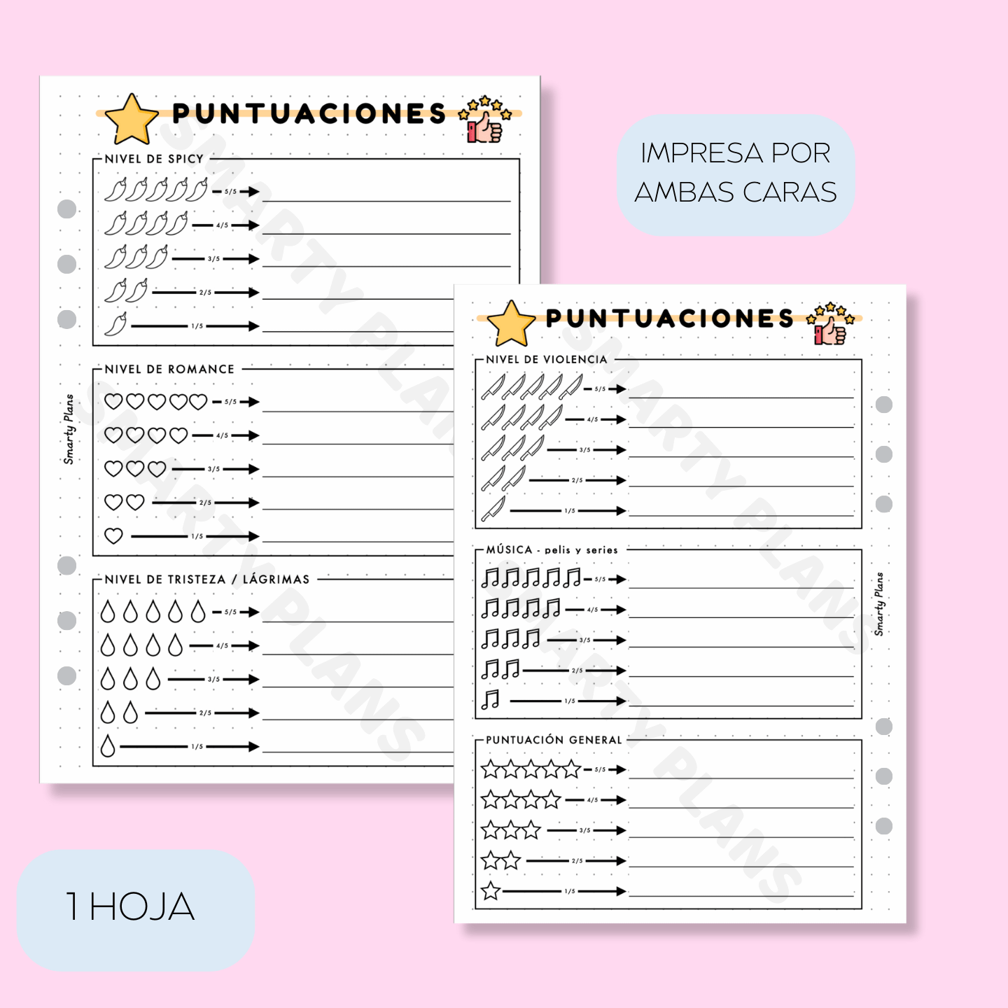 Plantilla Individual - Criterio de Puntuaciones