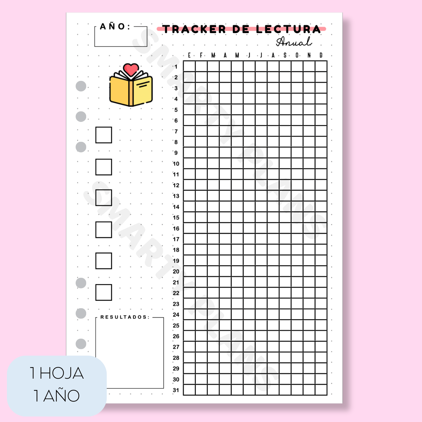 Hoja Anual - Lectura