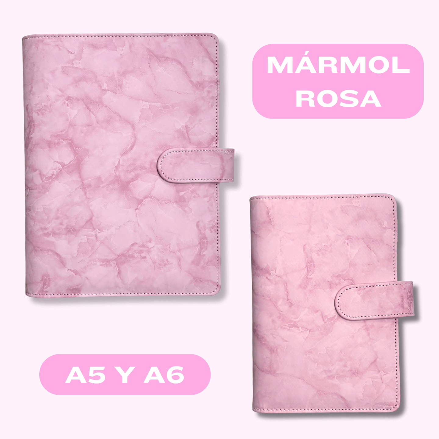 Planificador - Mármol Rosa