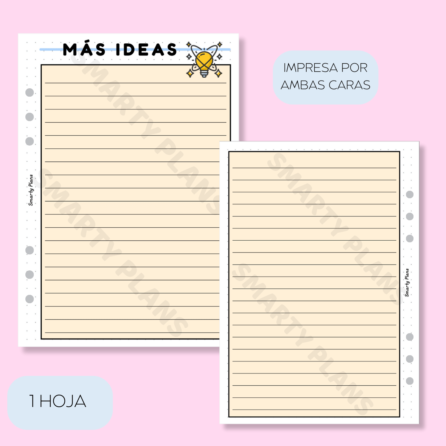 Plantilla Individual Escritores - Más Ideas
