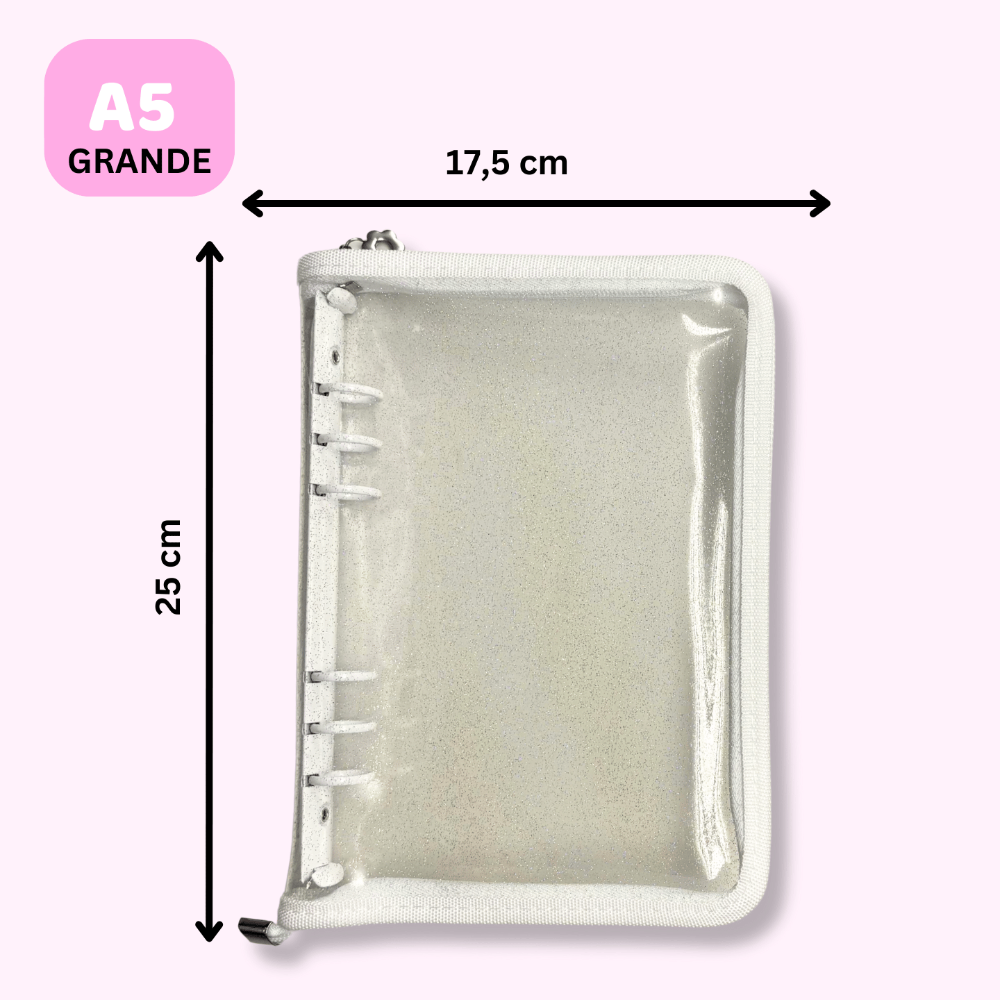 Planificador Transparente - Blanco