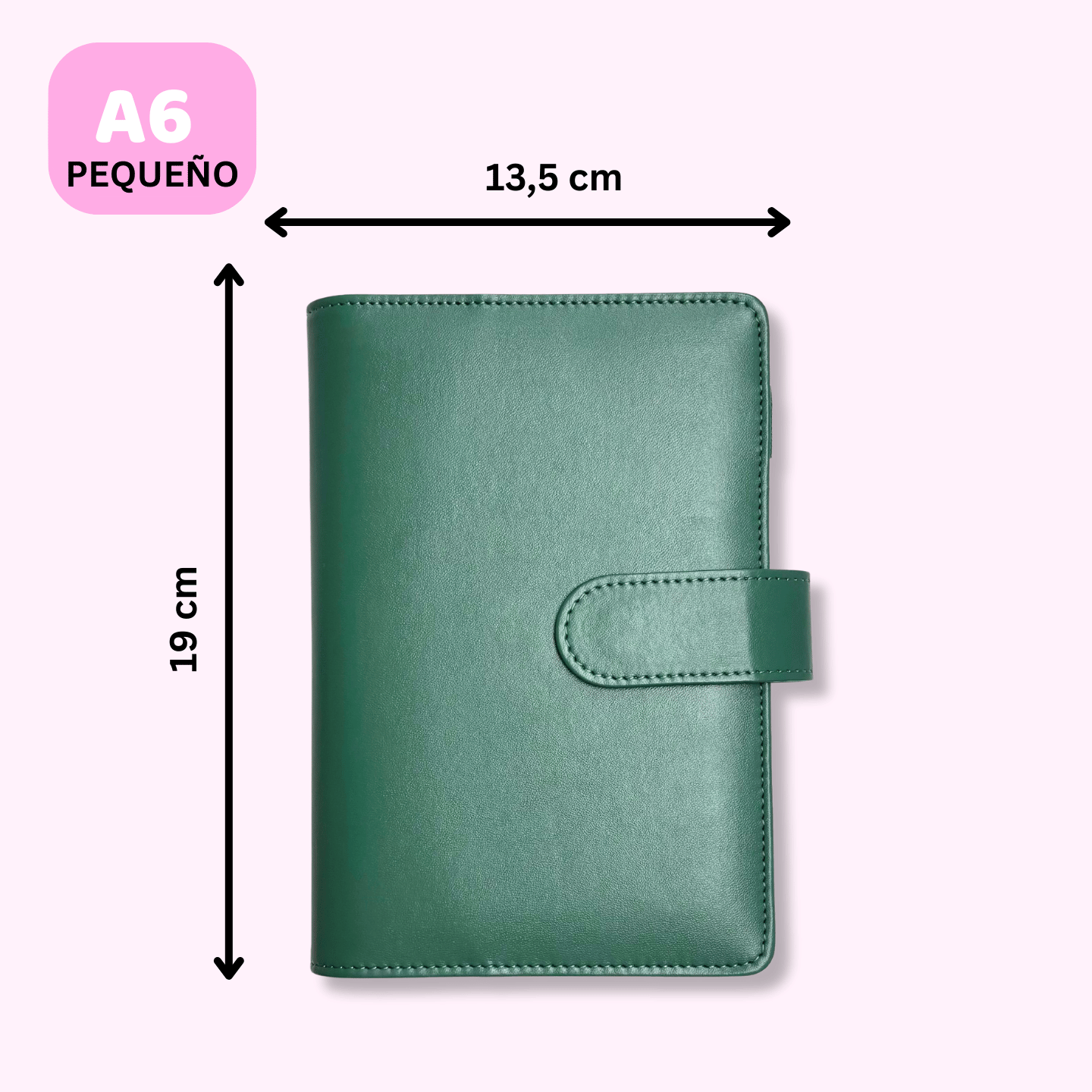 Planificador - A6 Verde Oscuro