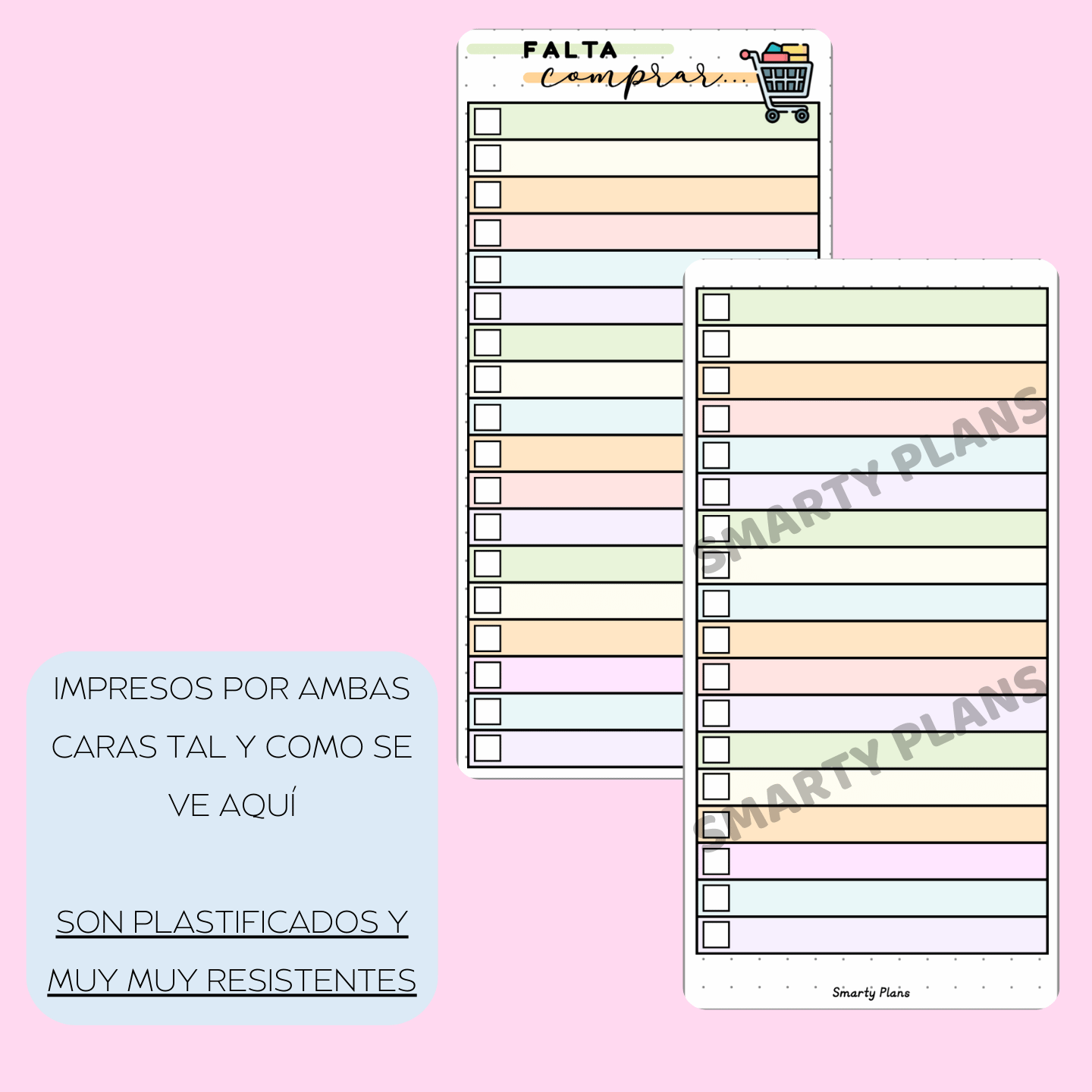 Falta Comprar - Tarjeta Plastificada