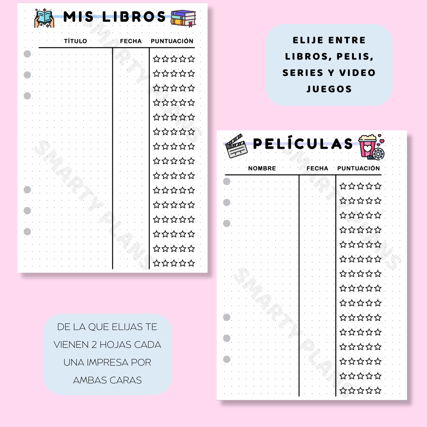 Plantilla Listas de Entretenimiento