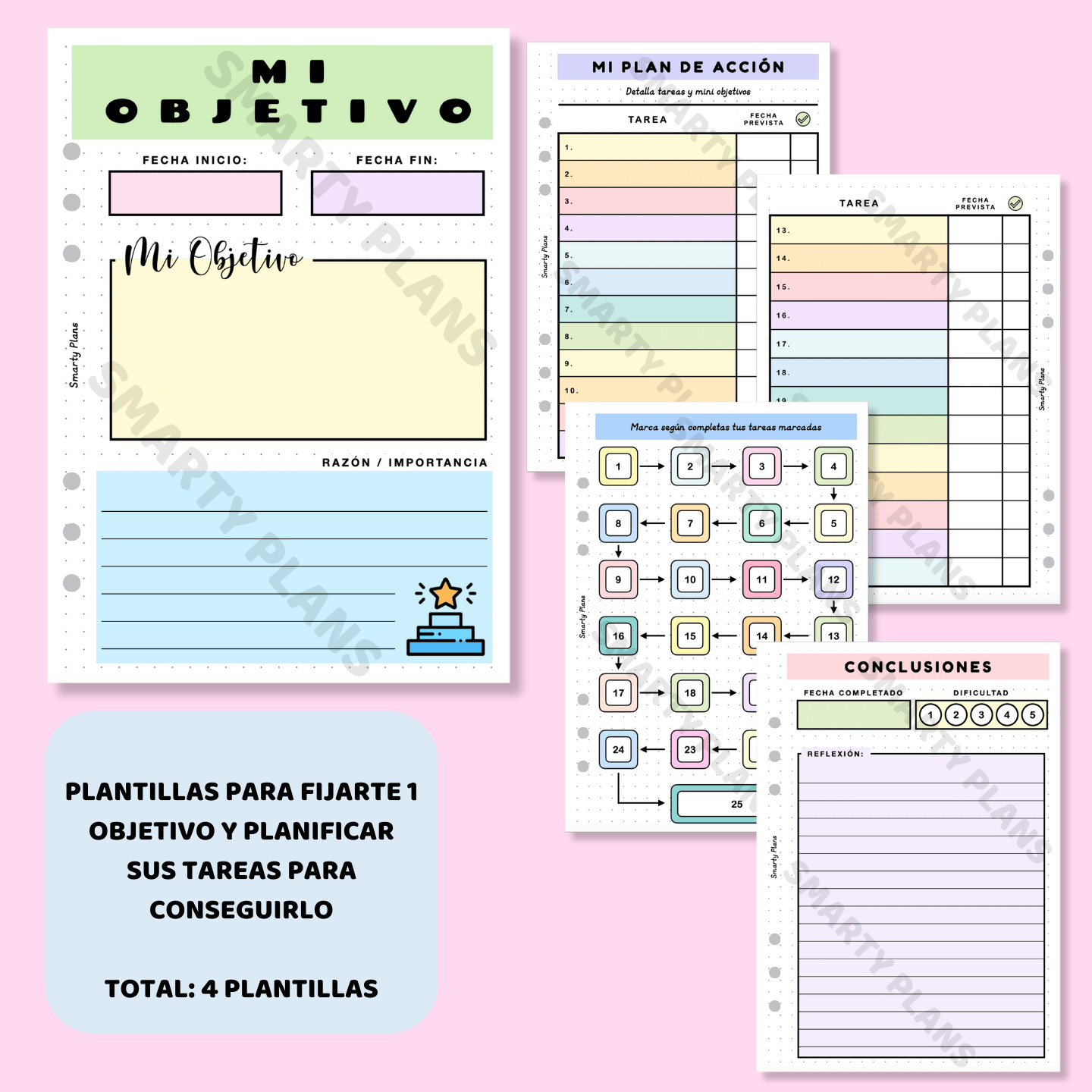 Pack Plantillas - Mini Objetivo