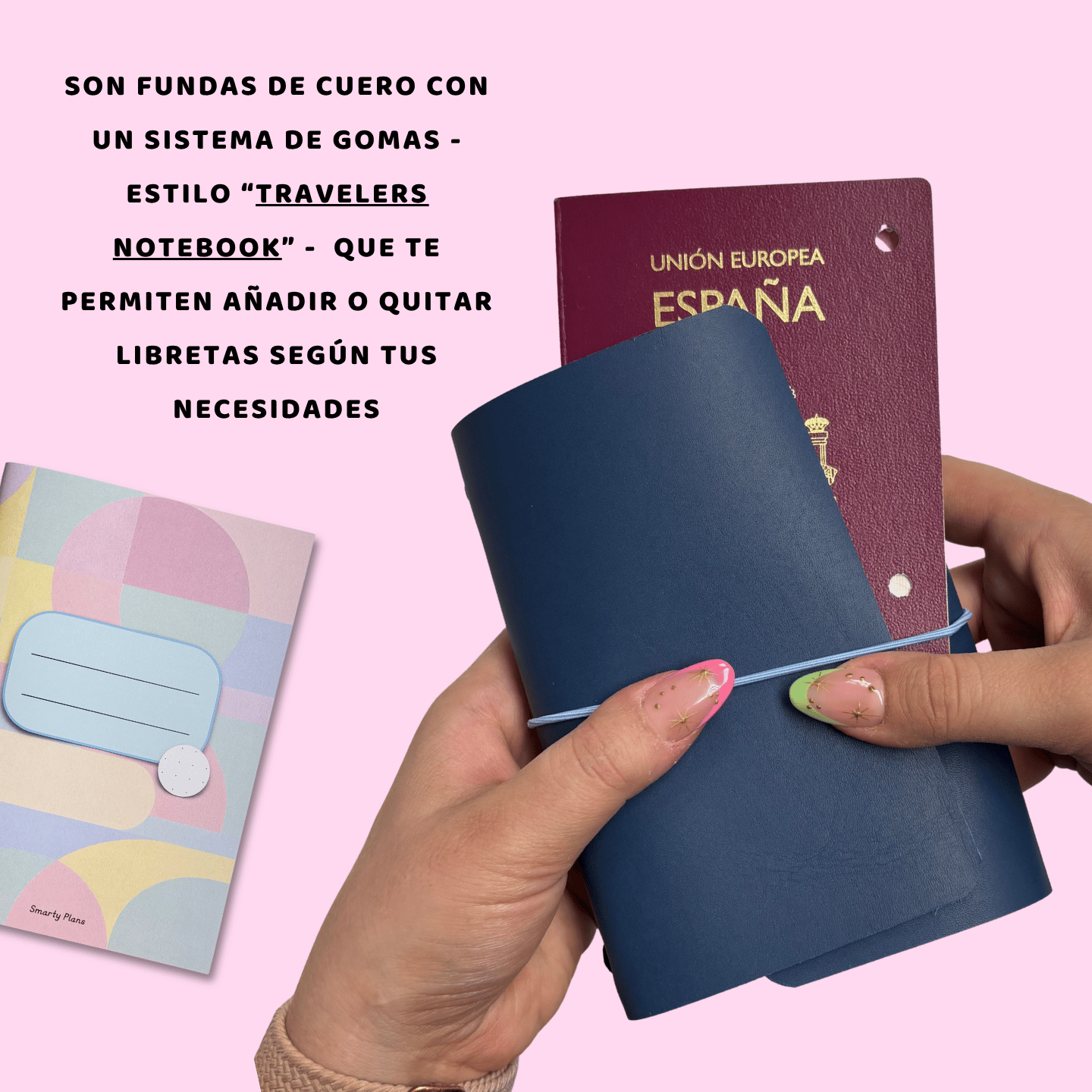 Travel Journal Pasaporte - Cuero Vacuno