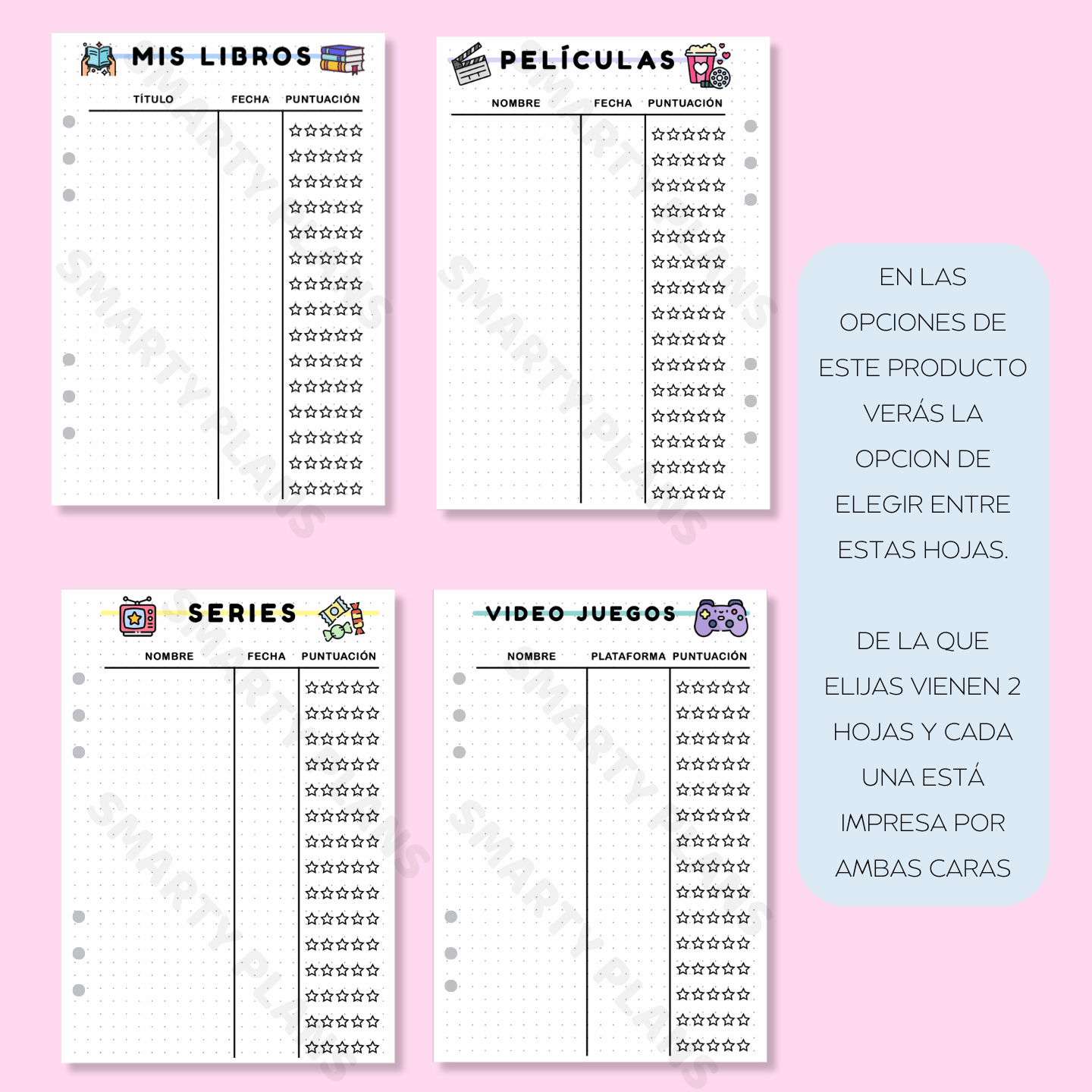 Plantilla Listas de Entretenimiento