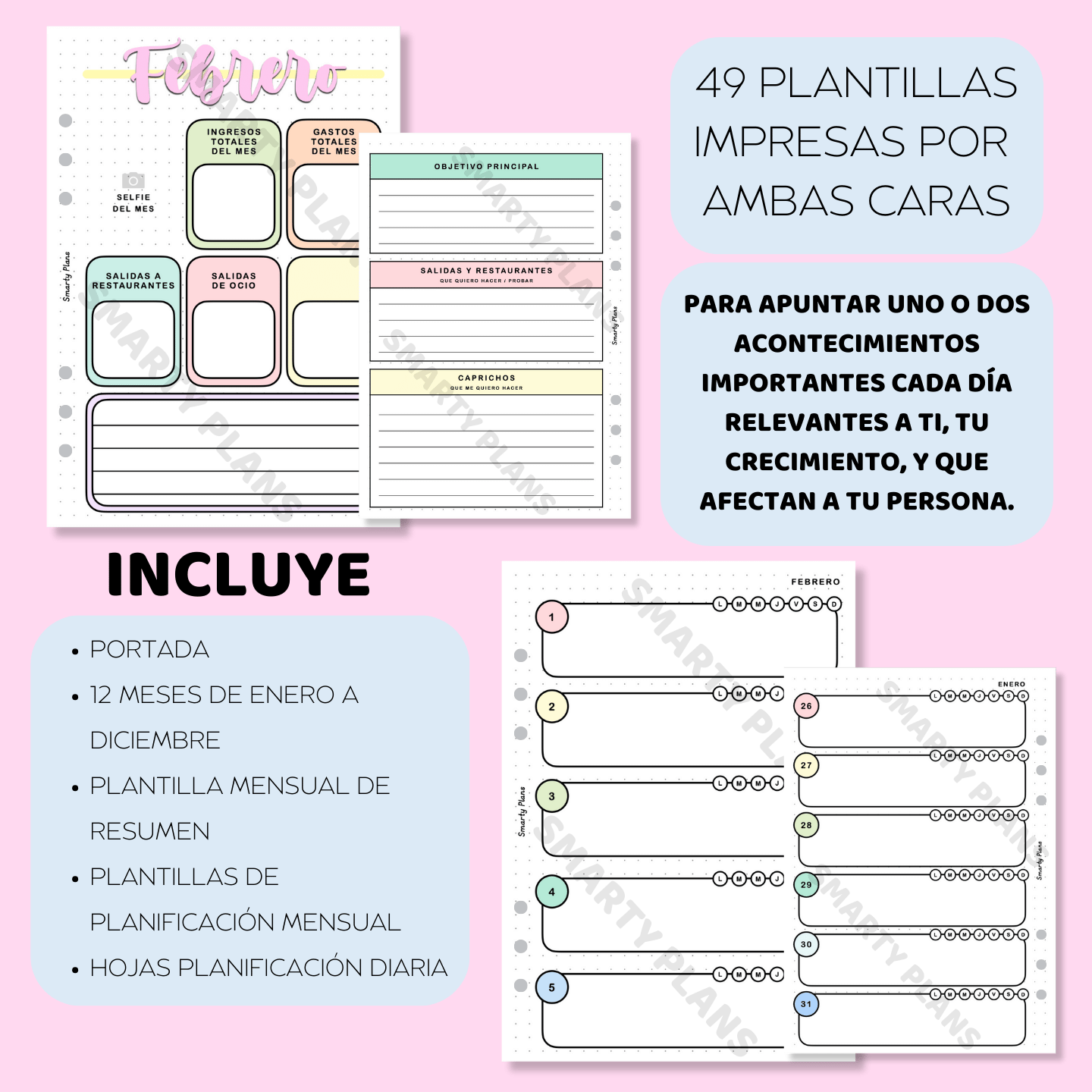 Pack Plantillas - Journal de Acontecimientos Personal