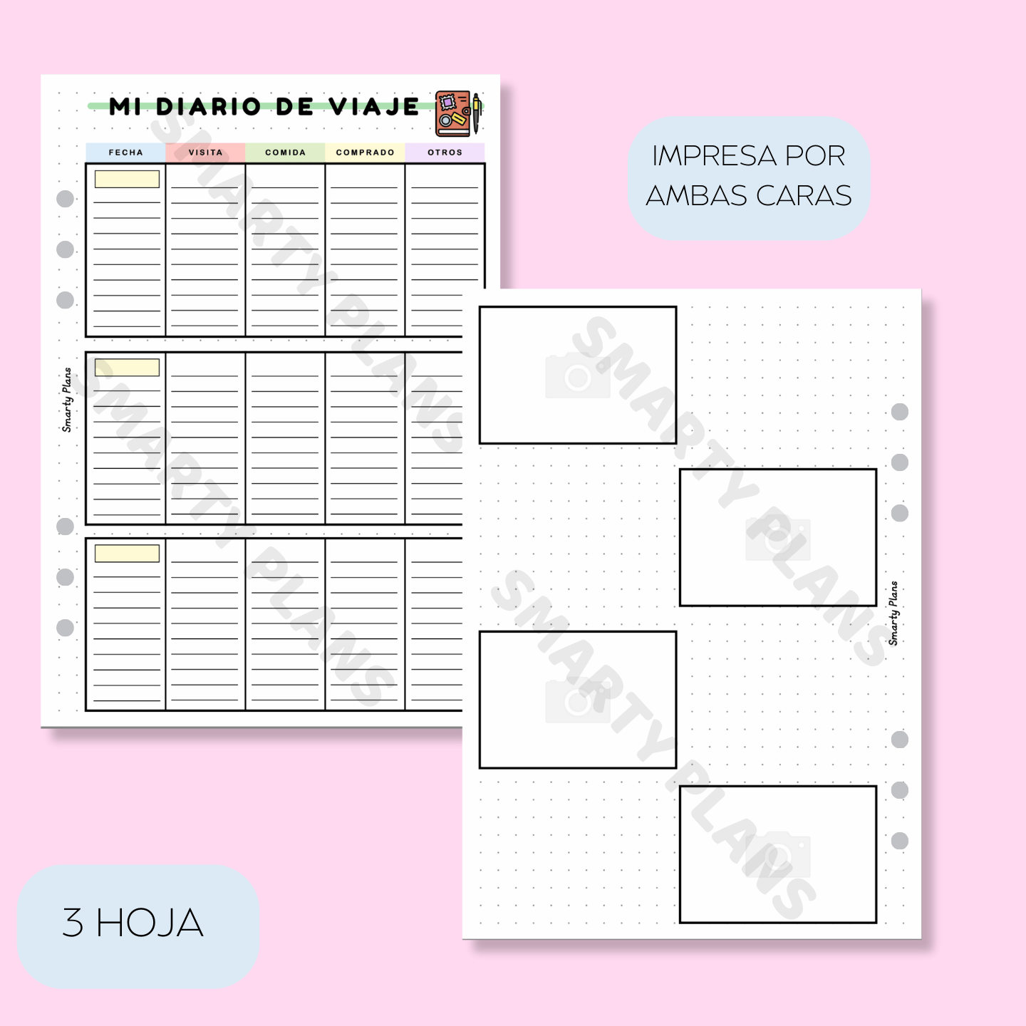 Plantilla Viajes - Diario de Viaje