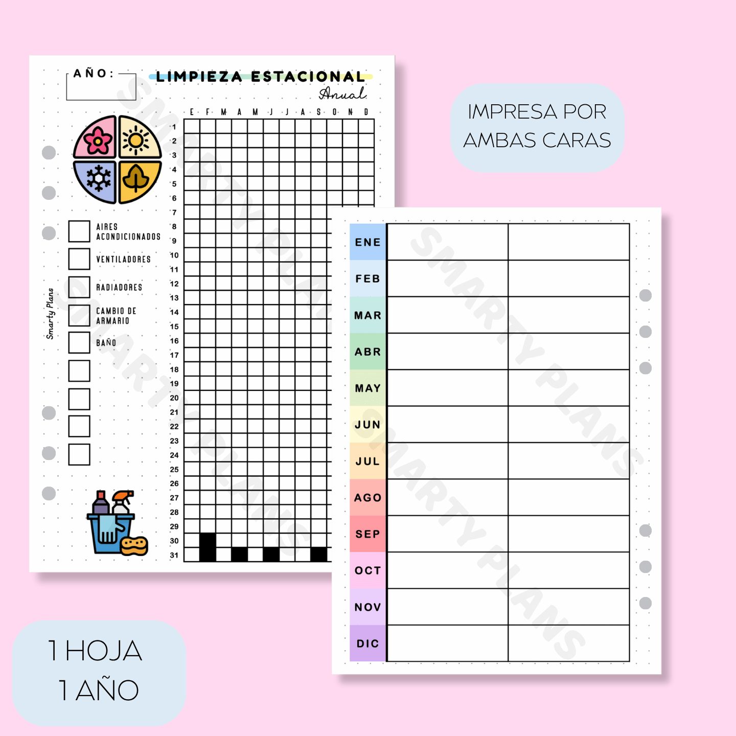 Hoja Anual - Limpieza Estacional