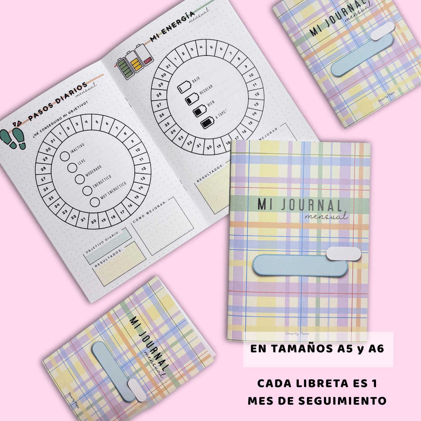 Libreta Mi Journal Mensual - Travel Journal