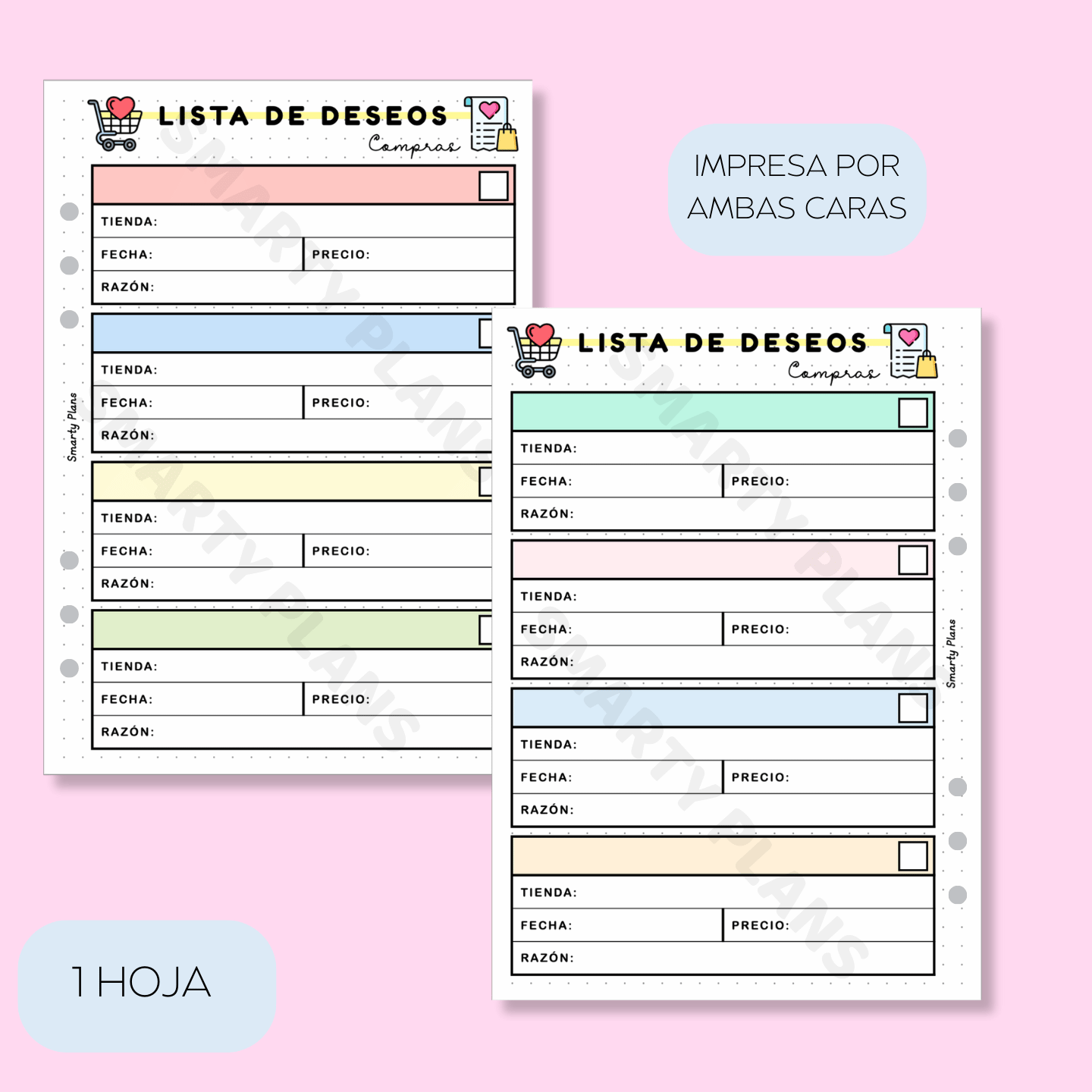 Plantilla Individual - Lista de Deseos