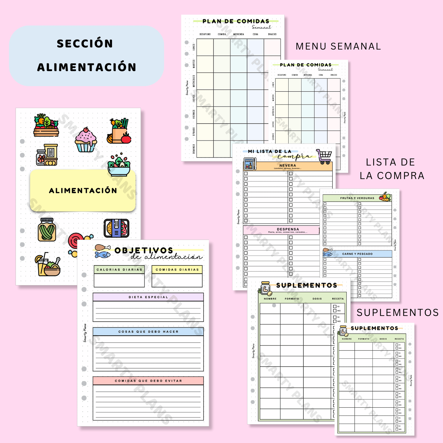 Pack Plantillas - Control Fitness