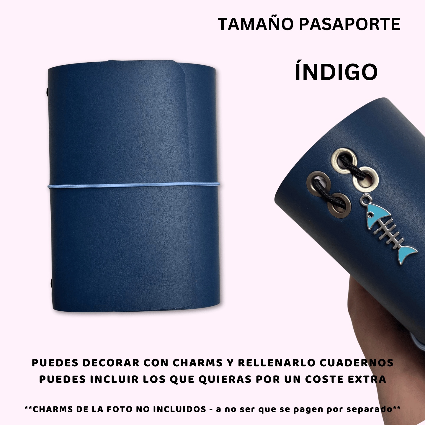 Travel Journal Pasaporte - Cuero Vacuno