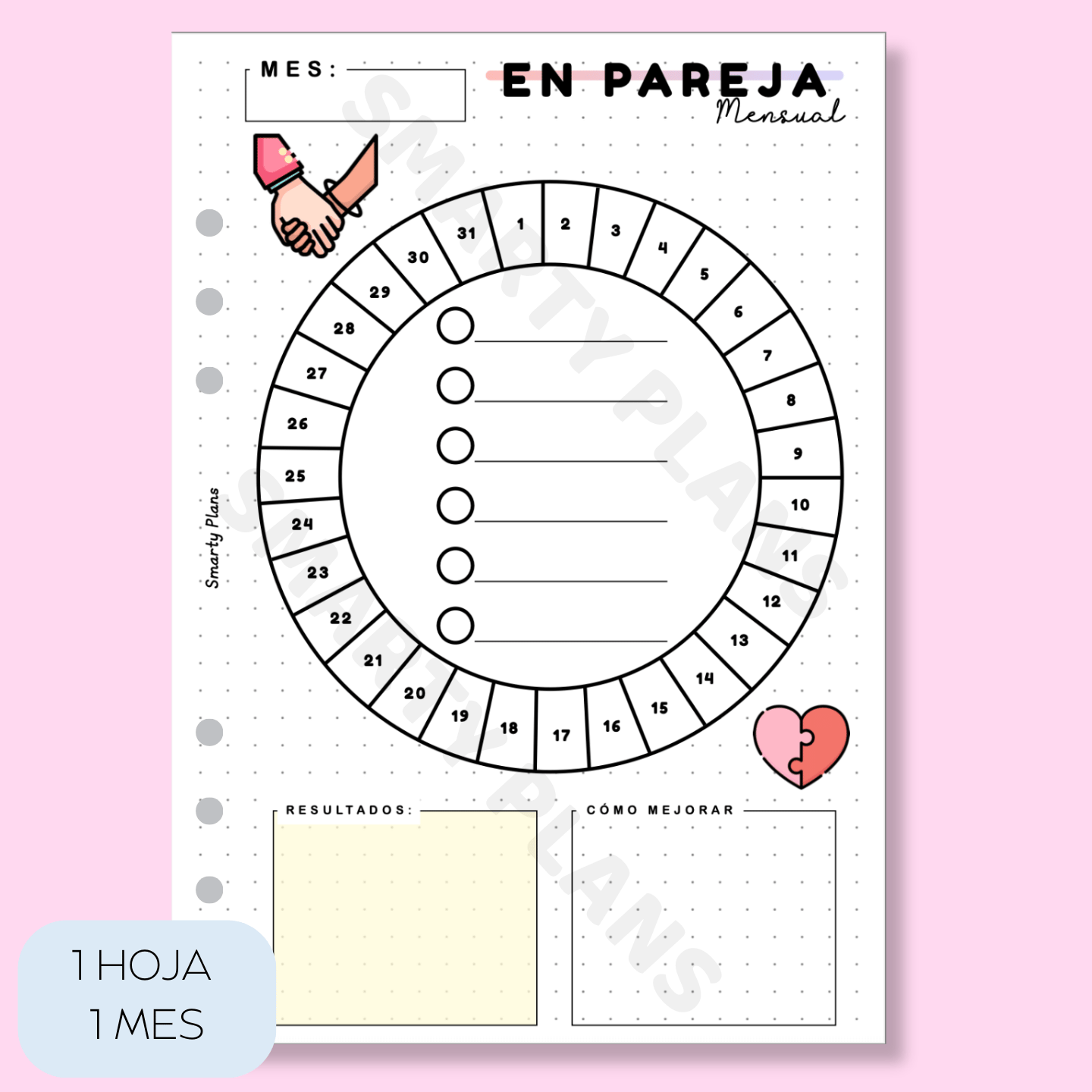 Plantilla Mensual - En Pareja