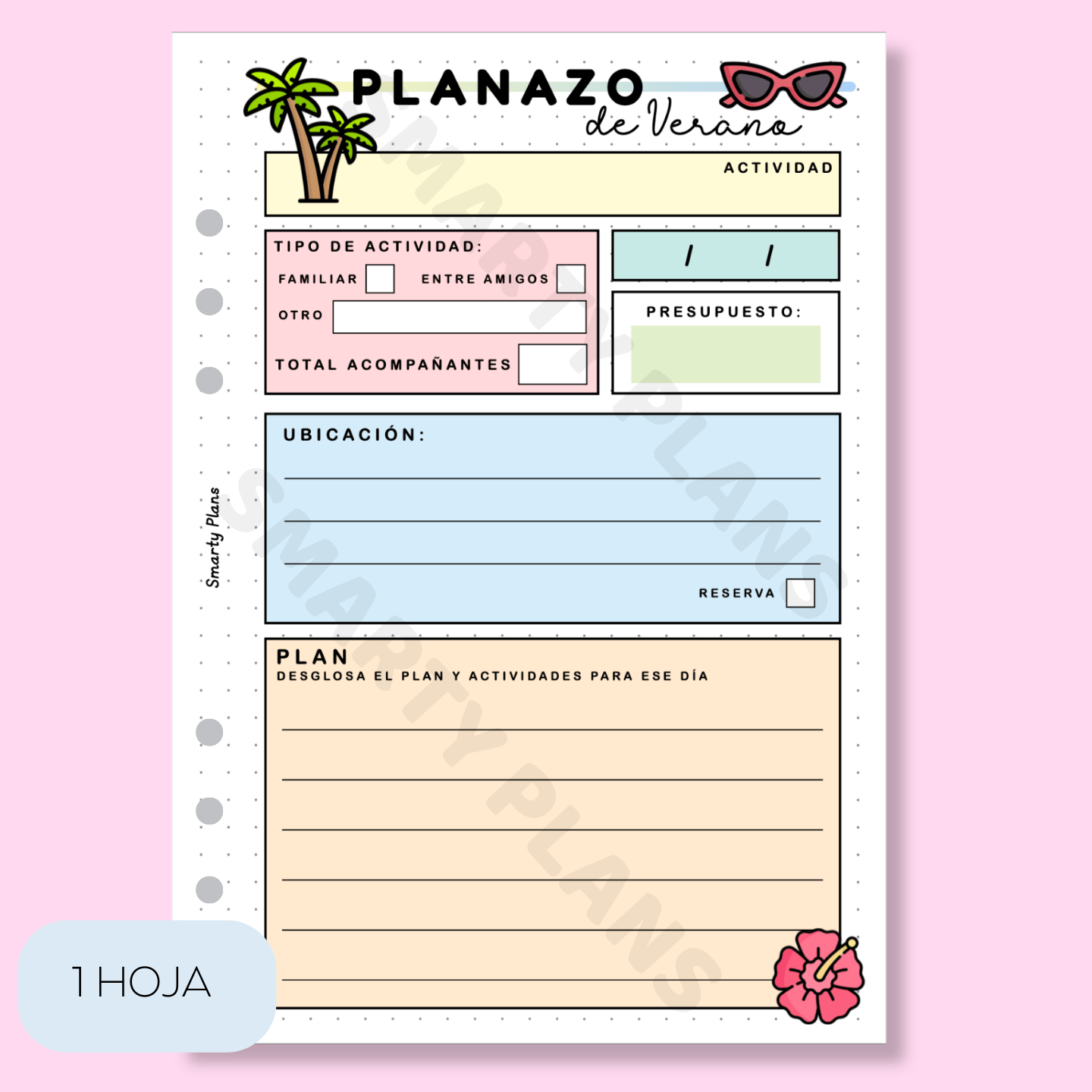 Plantilla Individual - Planazo de Verano