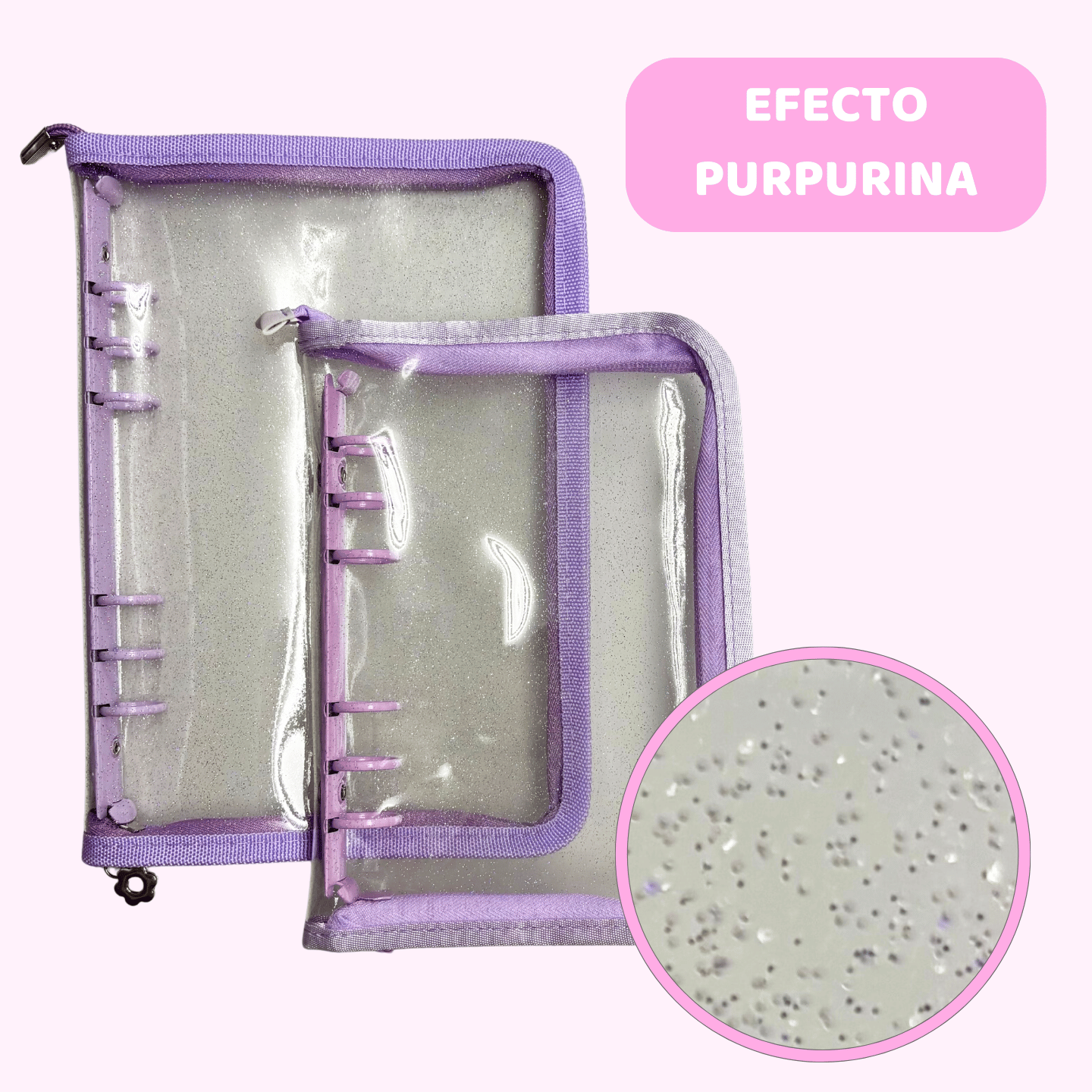 Planificador Transparente - Lila