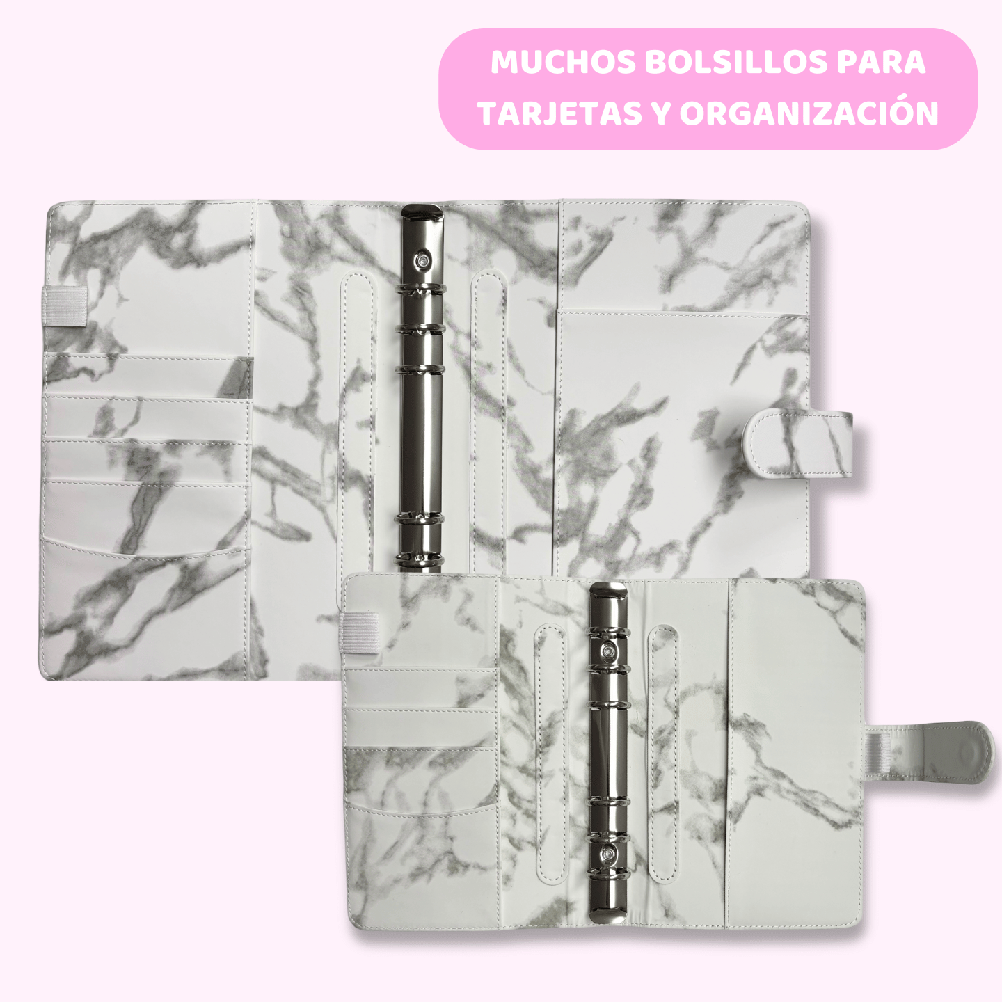 Planificador - Mármol Blanco