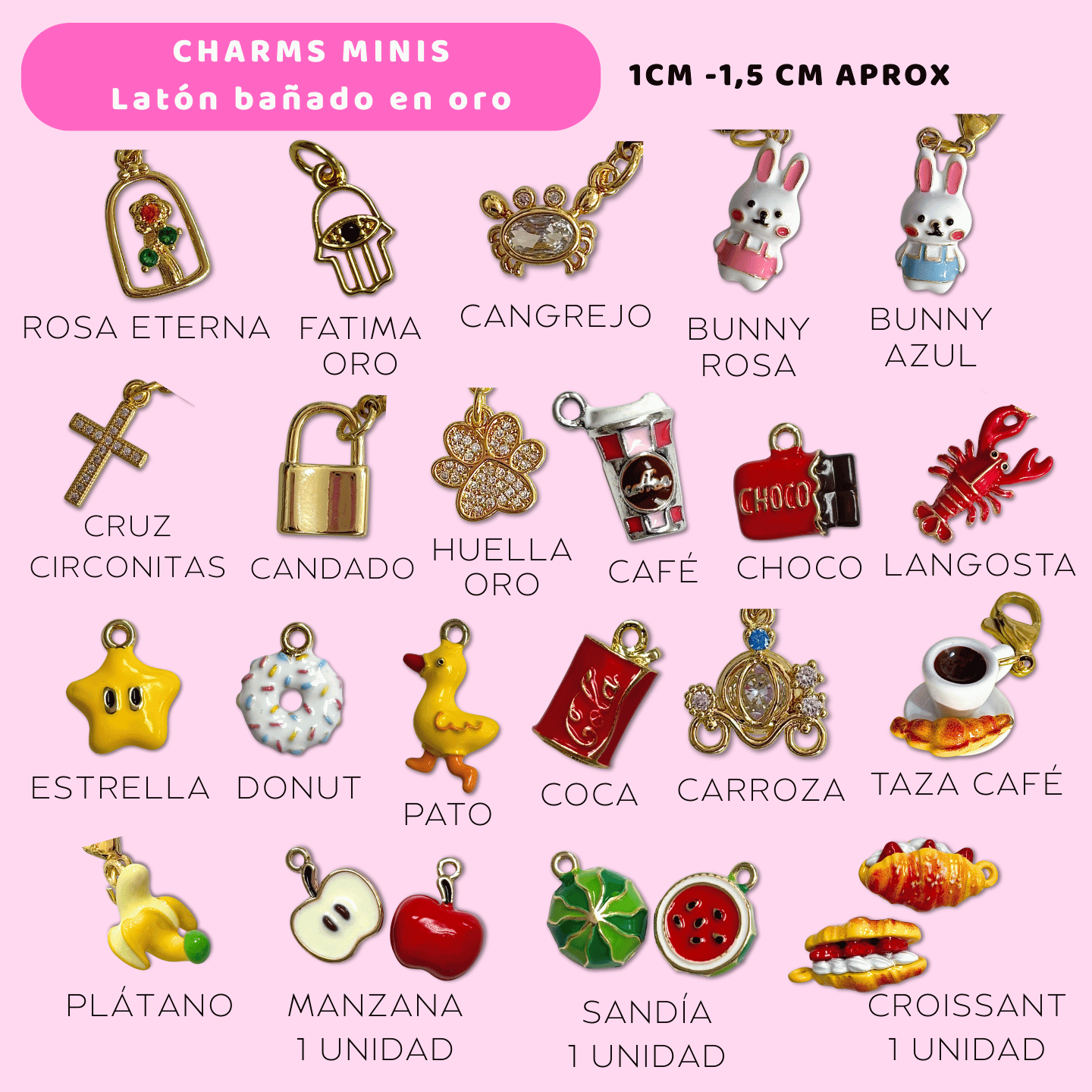 Charms Acero Inoxidable - Travel Journal