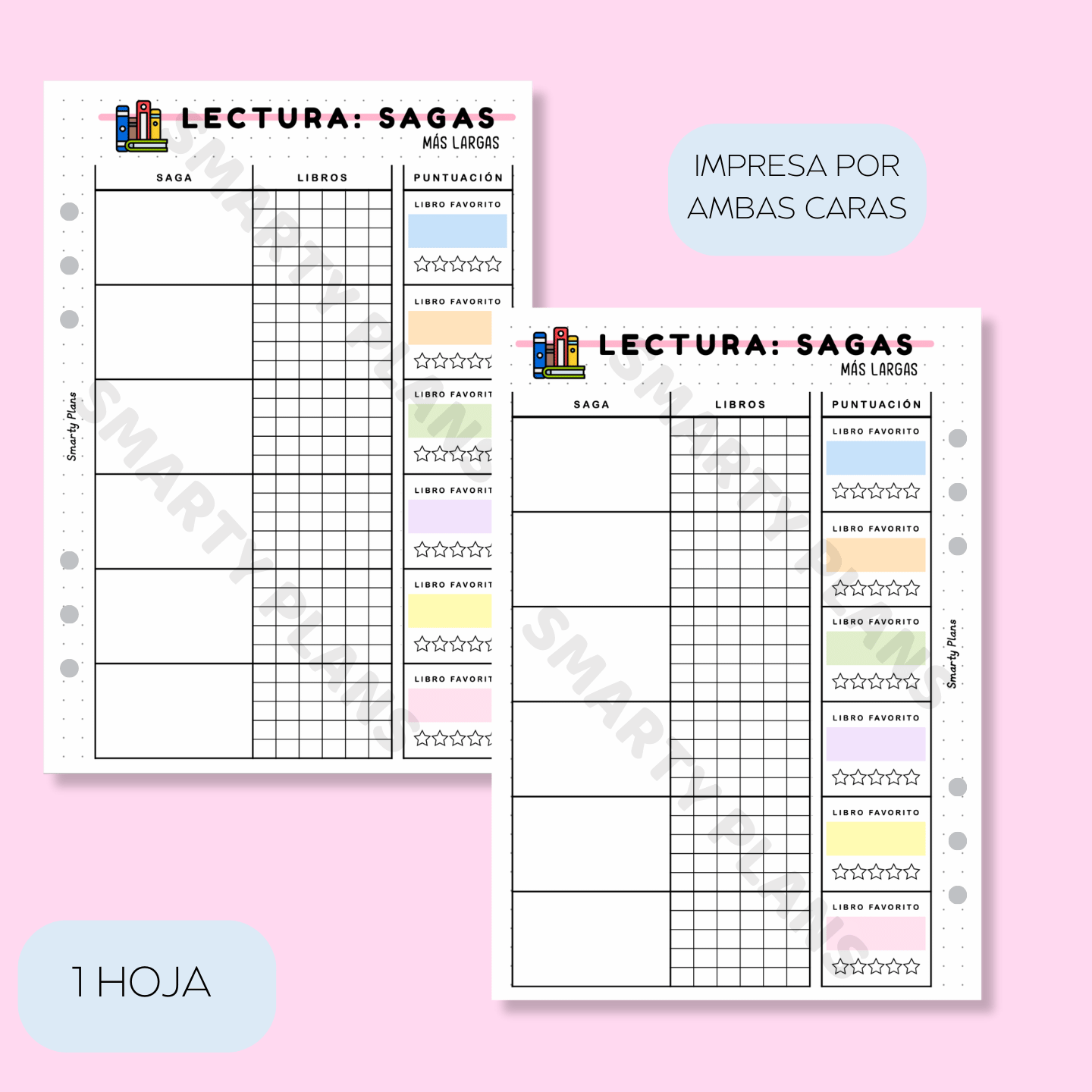 Plantilla Lectura - Sagas Largas