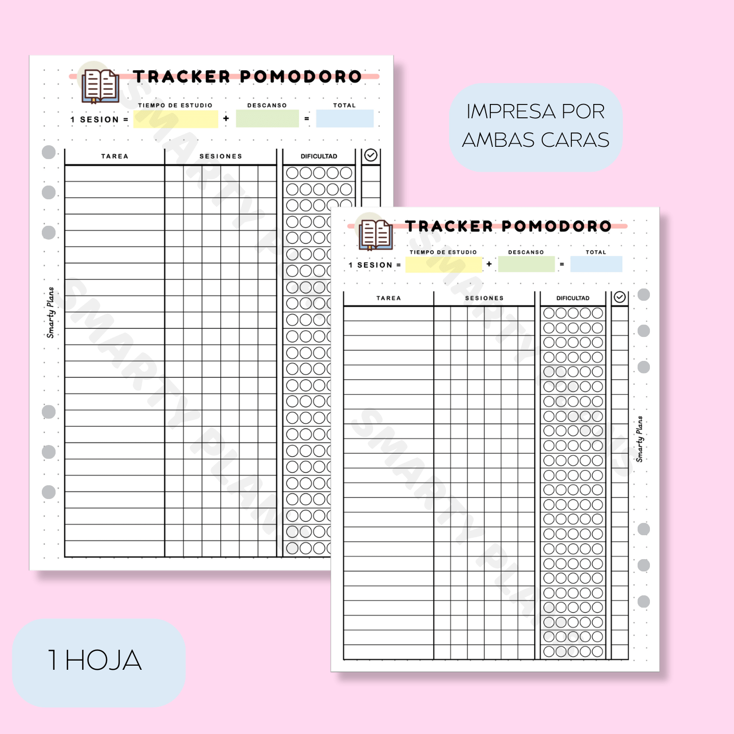 Plantilla Individual - Tracker Pomodoro