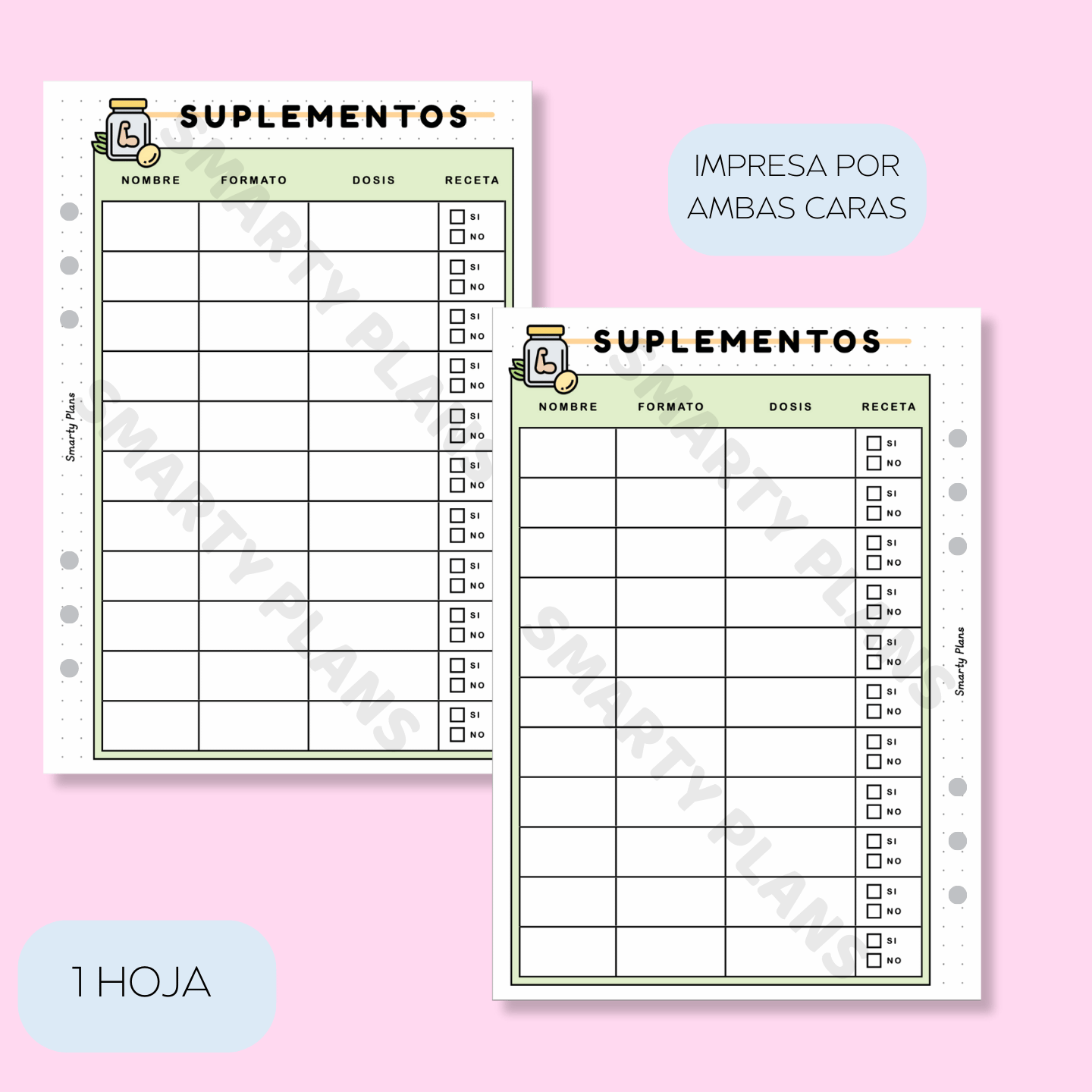 Plantilla Individual - Suplementos