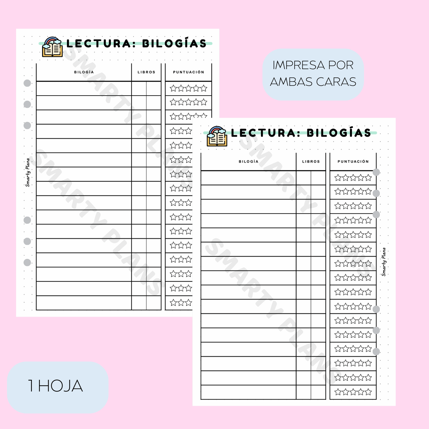 Plantilla Lectura - Bilogías