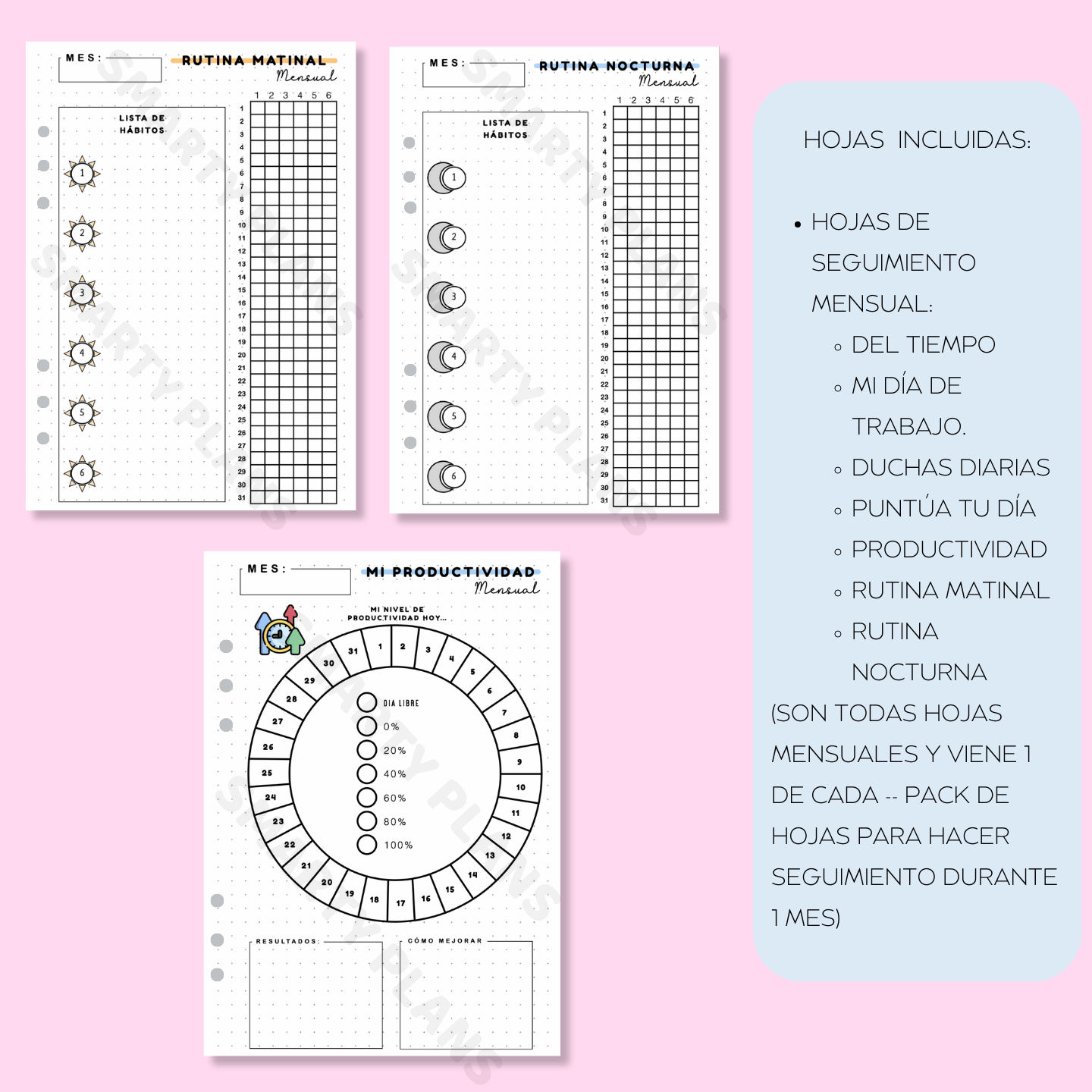 Pack Mensual - Mi Día a Día