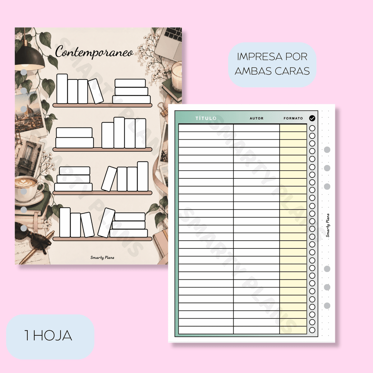 Plantilla Lectura Géneros - Libros Contemporáneos