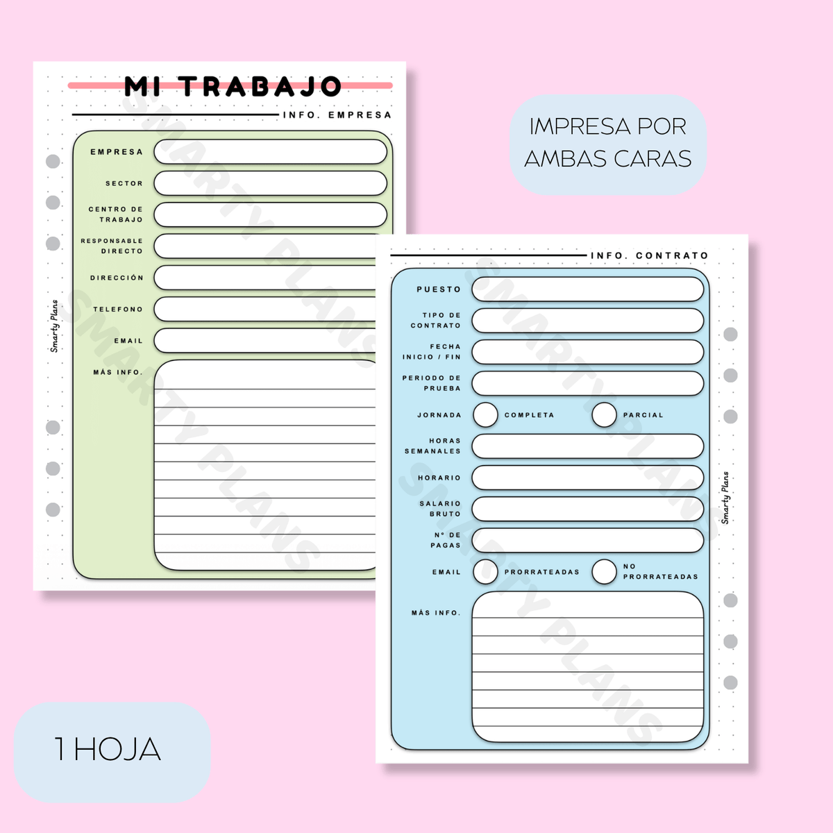 Plantilla Individual Currante - Mi Trabajo Contrato