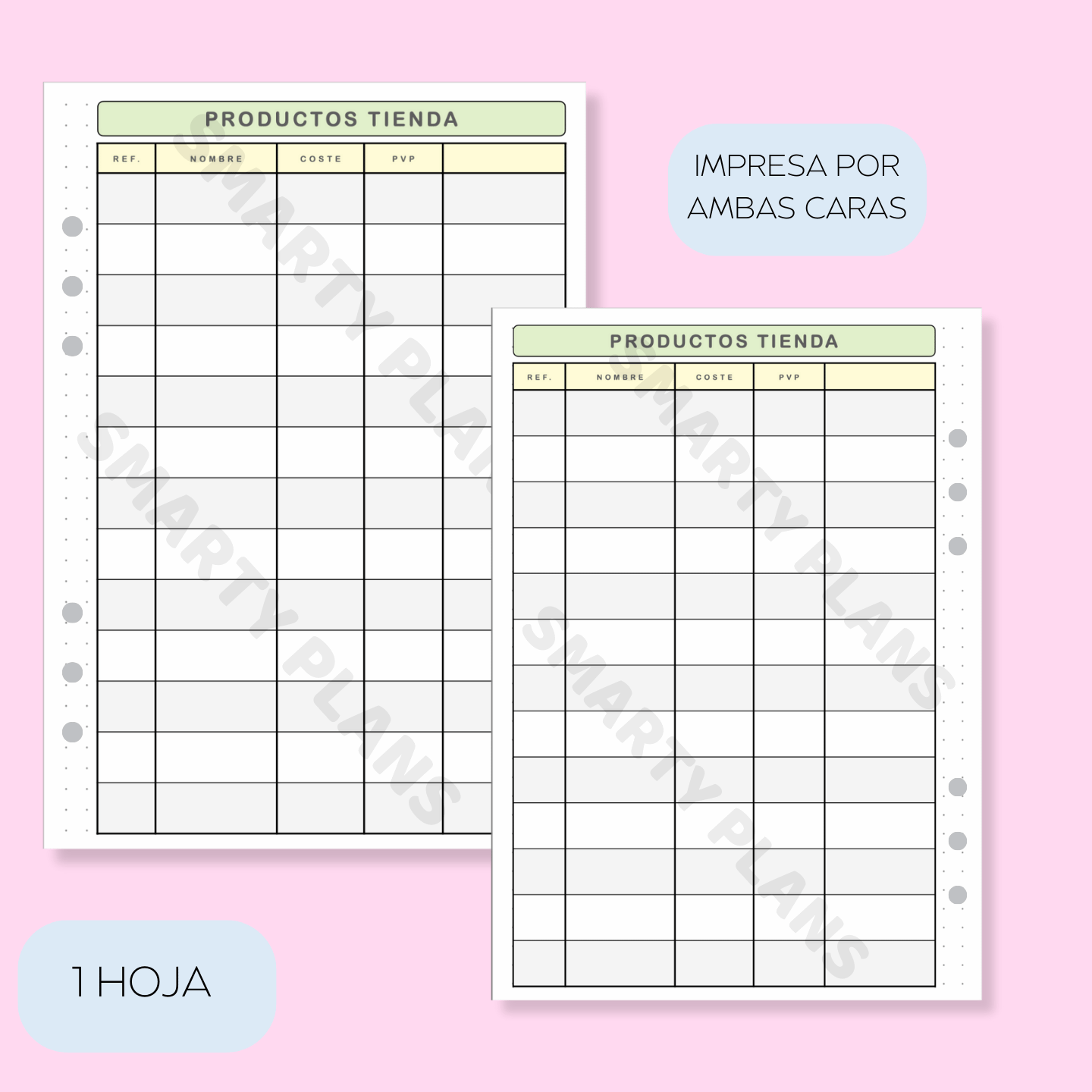 Plantilla Individual - Productos Tienda Emprendimiento