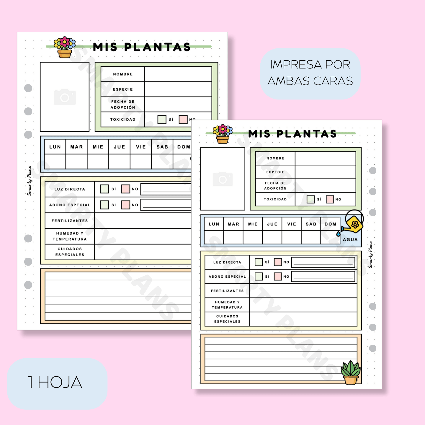 Plantilla Individual - Mis Plantas