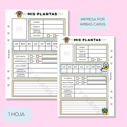 Plantilla Individual - Mis Plantas