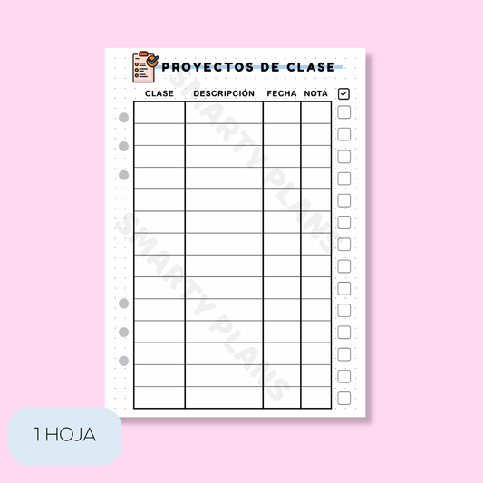 Plantilla Individual Estudiantes - Proyectos de Clase