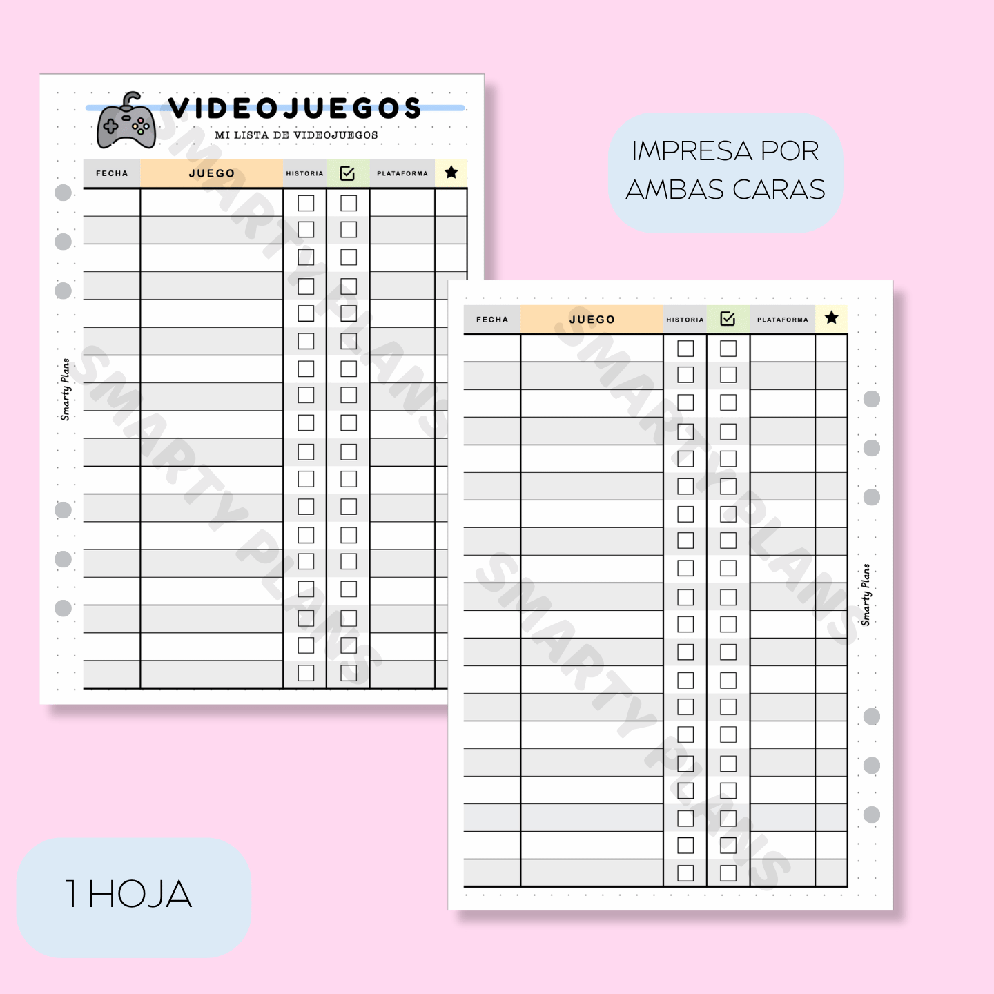 Plantilla Ocio - Videojuegos