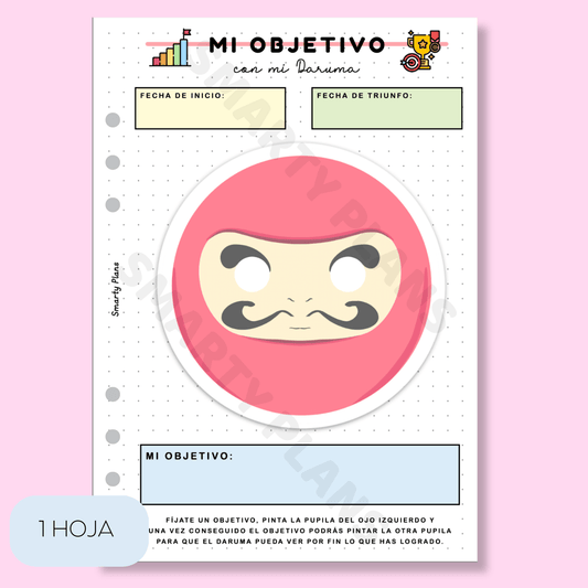 Plantilla Individual - Mi Objetivo Daruma
