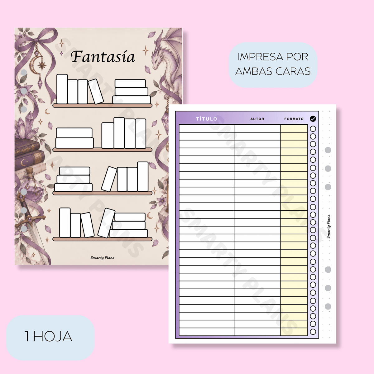 Plantilla Lectura Géneros - Fantasía