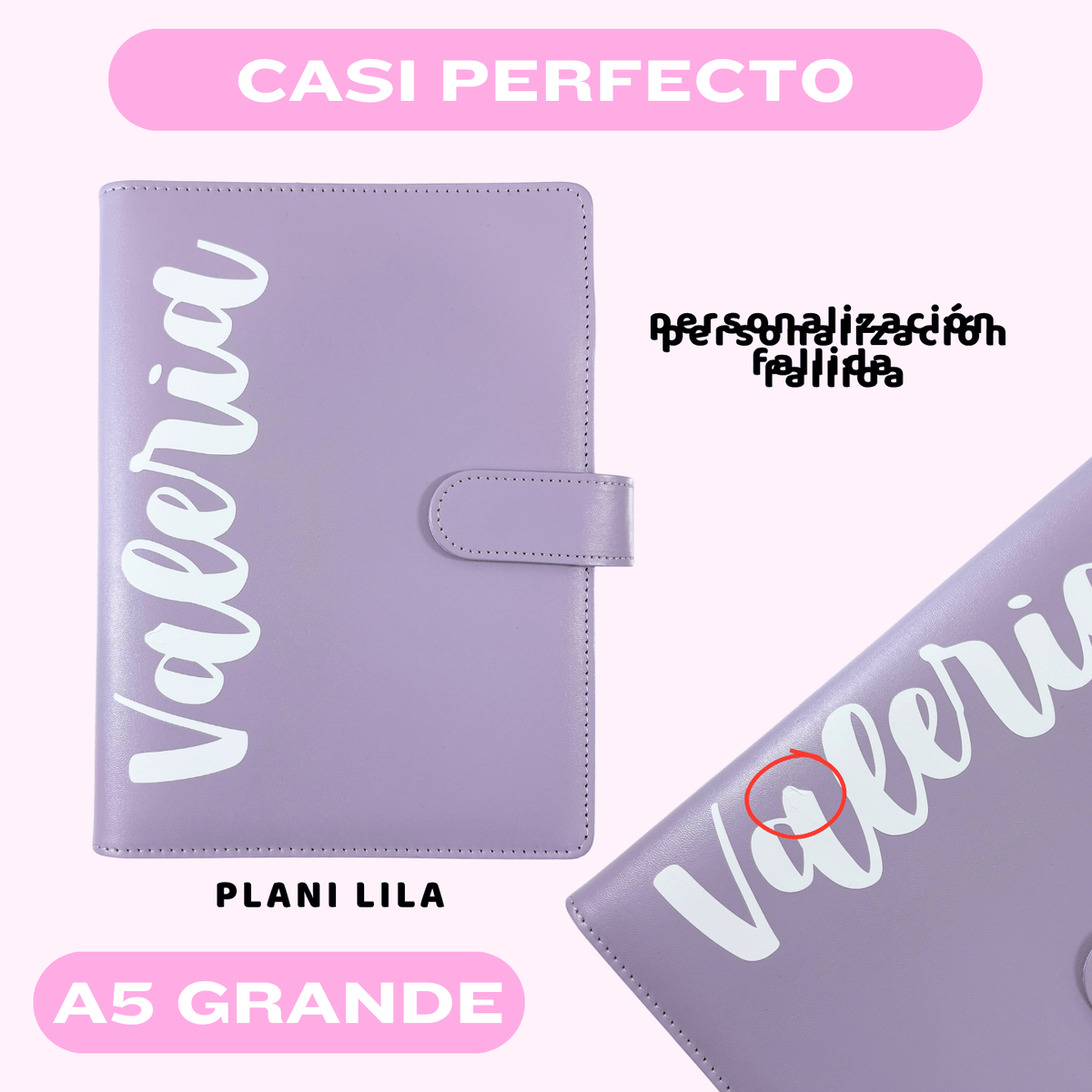 Plani Personalizado A5 - CASI PERFE