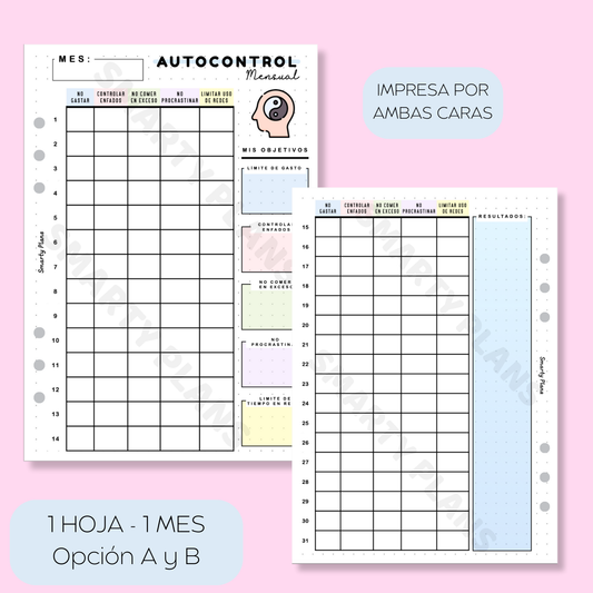 Plantilla Mensual - Autocontrol