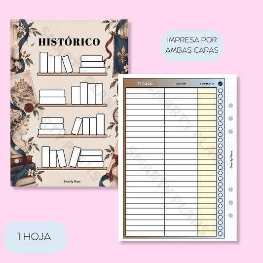 Plantilla Lectura Géneros - Libros Históricos