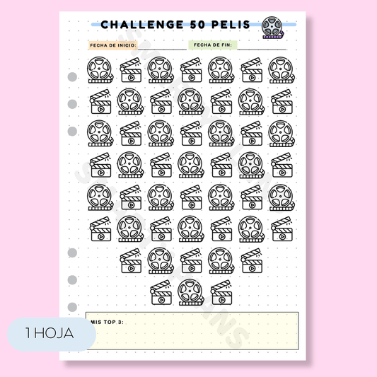 Plantilla Ocio - Desafío 50 Películas