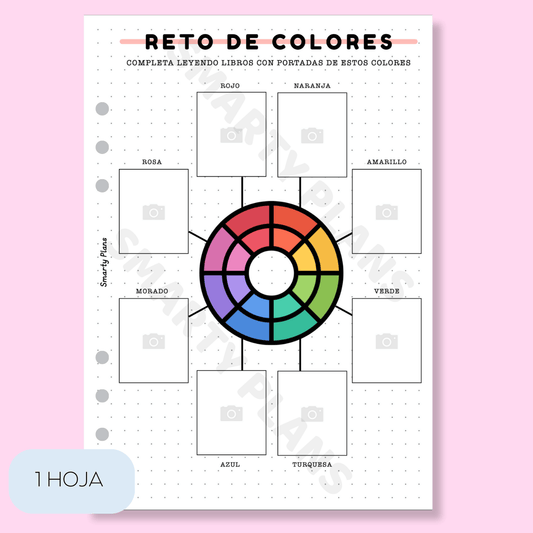 Plantilla Lectura - Reto de Colores
