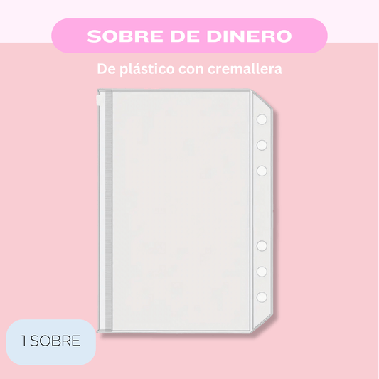Sobres de Ahorro Dinero - A5 A6 A7 - Individual y Packs