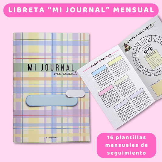 Libreta Mi Journal Mensual - Travel Journal